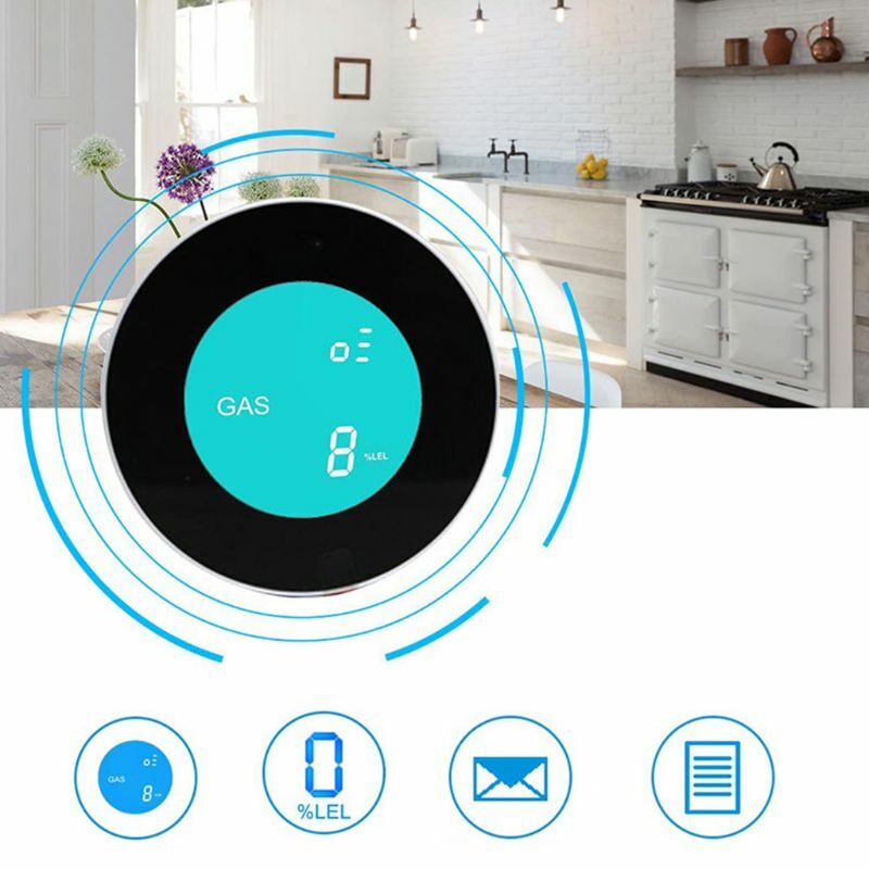 Inteligente sem fio wifi detector de gás vazamento alarme sensor para casa segurança gadgets controle remoto com controle app