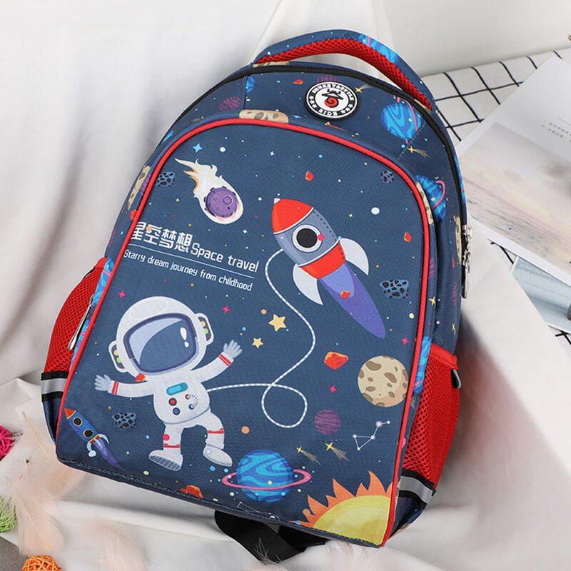 Senkeystyle mochila escolar de astronauta, bolsa para estudantes, meninos e meninas, mochila escolar para adolescentes, crianças de grande capacidade, à prova d'água