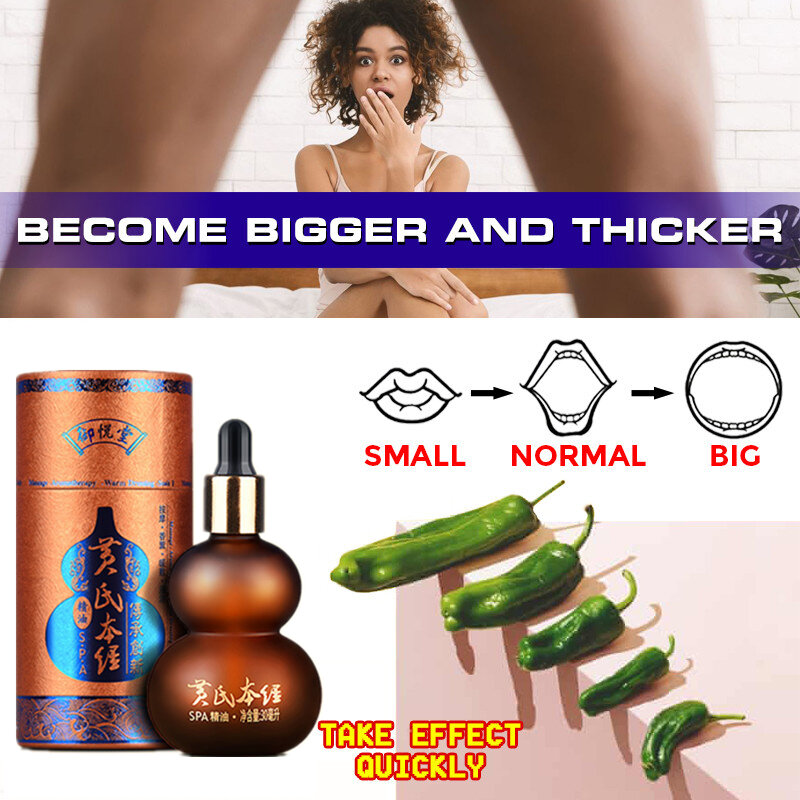 Aceite líquido para el crecimiento del pene para hombre, aceite para agrandar la erección del pene, mejora el cuidado de la salud