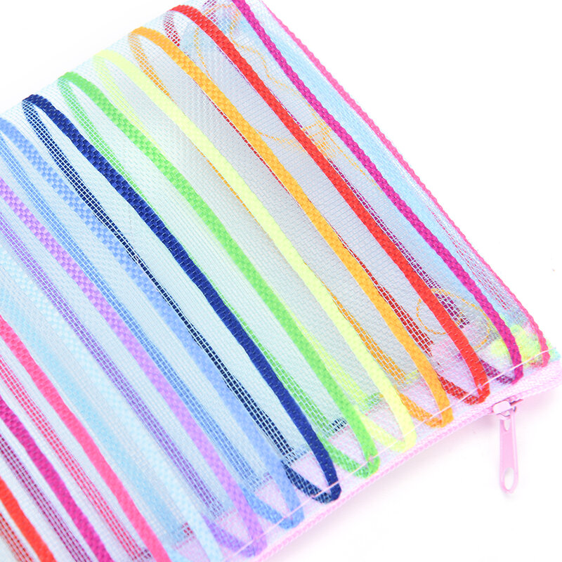 5 Pcs Portable Rainbow Tas Kosmetik Fashion Zipper Perjalanan Membuat Tas Perlengkapan Mandi Organizer Pemegang Huruf Case Makeup Pouch