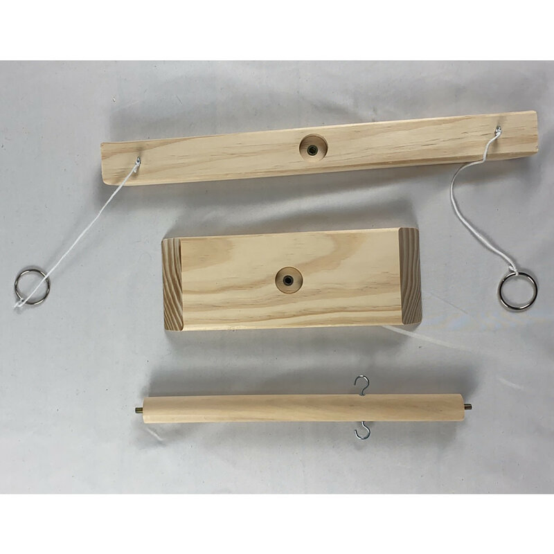 Anel de madeira artesanal jogar ganchos rápido-jogo interativo para barras decoração para casa