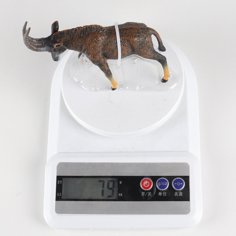 야생 동물 모델 시뮬레이션, 현실적인 검은 말 영양 및 높은 뿔 영양 어린이 인지 장난감 선물