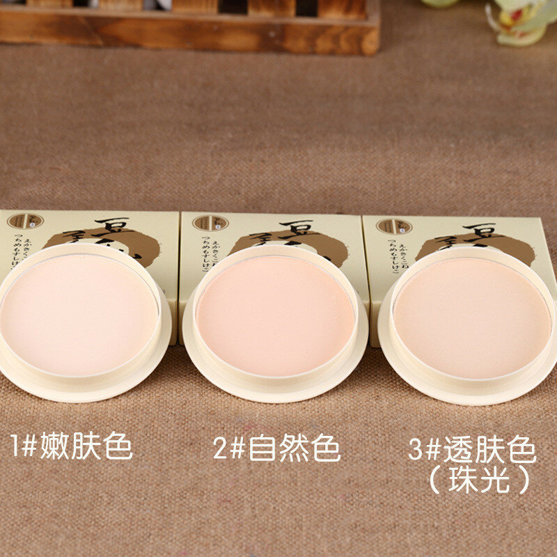 Transparent Pressed Powder Long Lasting Oil Control Face Foundation Waterproof Whitening Skin Finish Concealer