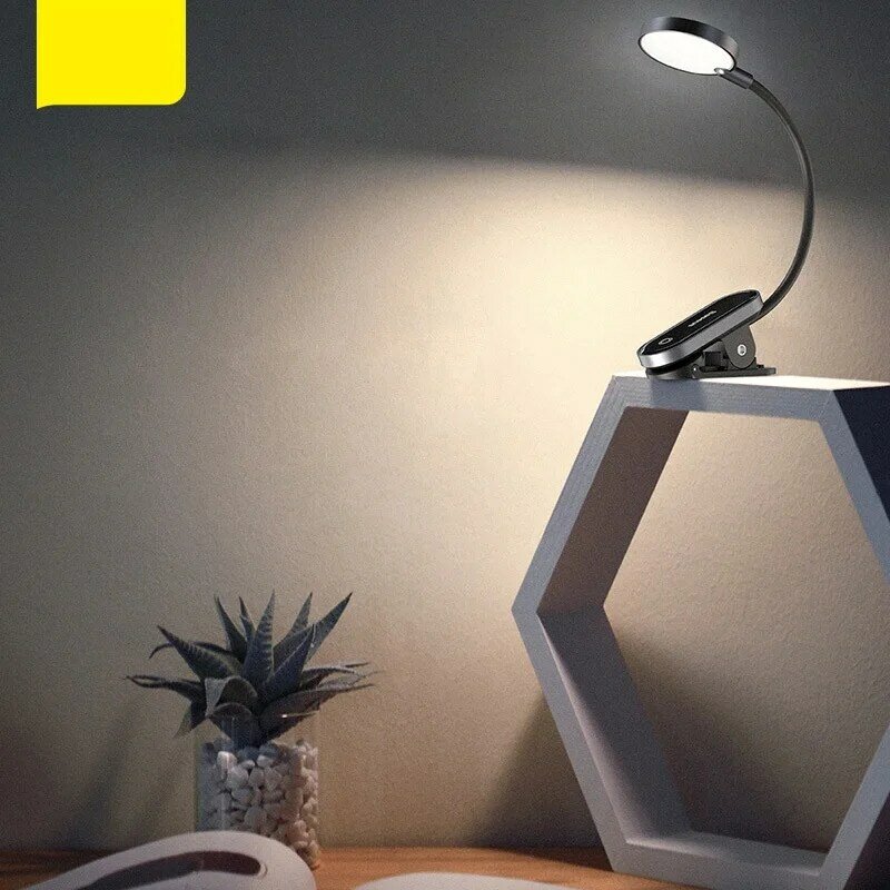 مشبك LED الجدول مصباح مكتب مشبك مصباح على مرنة مشرق Led ستبليس عكس الضوء اللاسلكية اللمس USB قابلة للشحن القراءة الخفيفة