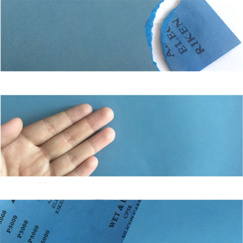 Papel de lija RMC CP38 de 9x11 pulgadas, lija Superfina en seco y húmedo, 400-7000, papel de lija abrasivo resistente al agua, pintura pulida/Metal