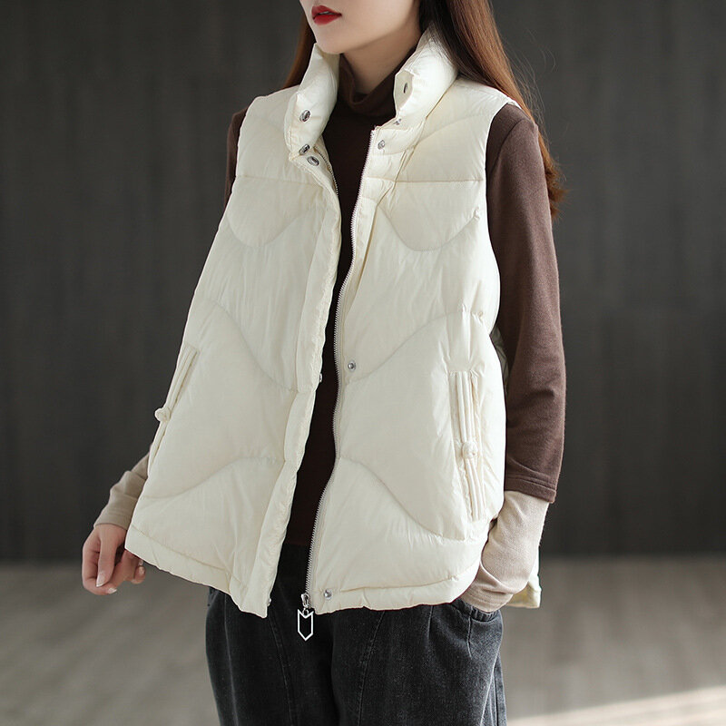 New Duck Down Jacket piumino da donna piumino leggero cappotti autunno inverno colletto alla coreana cappotto imbottito da donna caldo cappotto a bolle