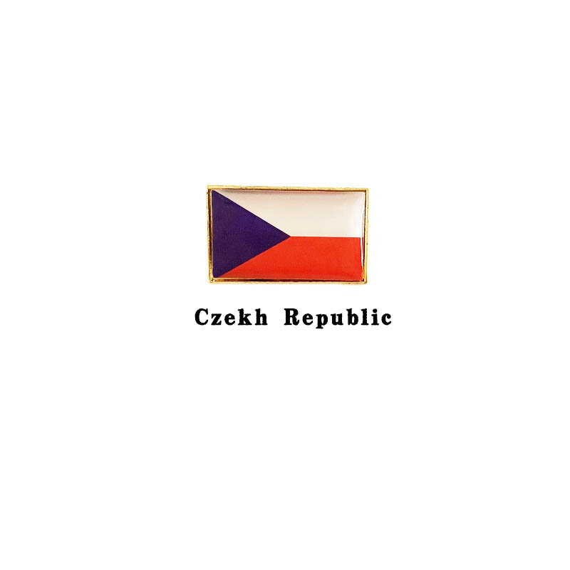 العلم الوطني دبوس معدني طيه صدر السترة مربع شارة دبوس تحمل علم في جميع أنحاء العالم كمبوديا كندا الصين كولومبيا كرواتيا كوبا قبرص الكونغو