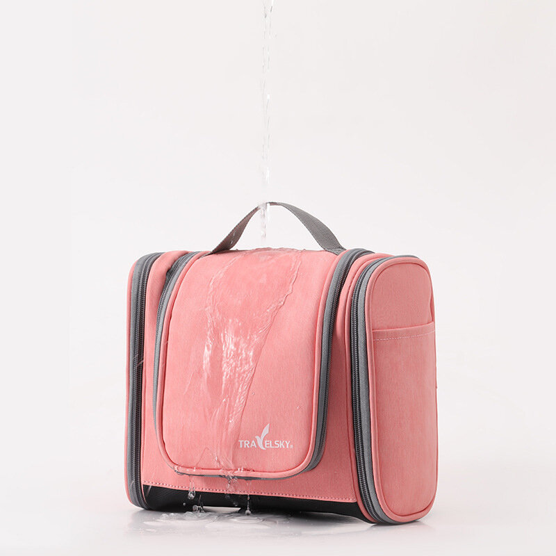 New Travel Multifunctional PU Toiletry Cosmetic Storage Bag Waterproof Hanging Cosmetic Bag