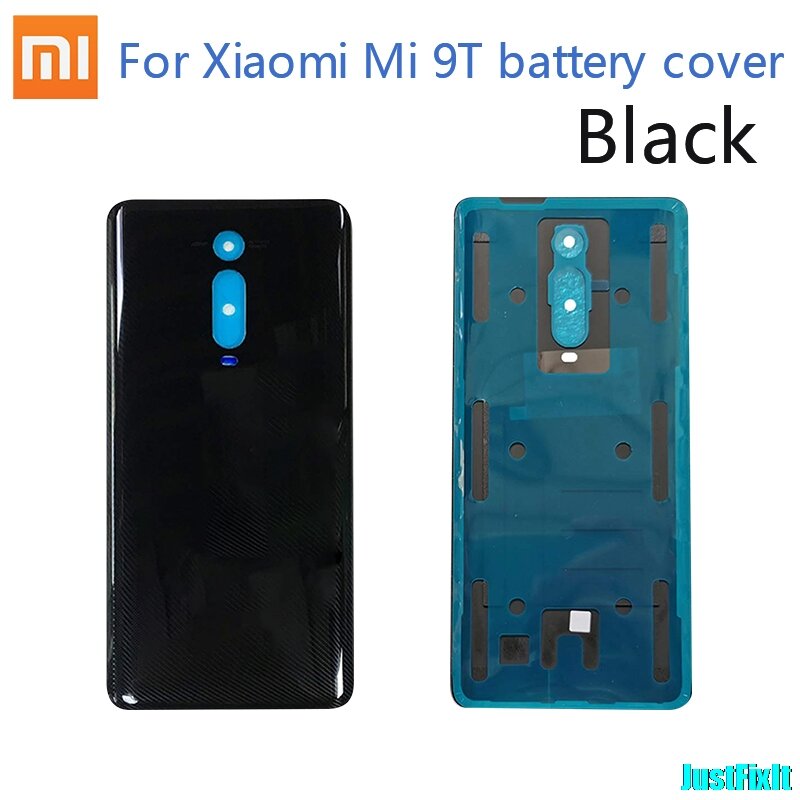 Original Battery Cover For Xiaomi Mi 9T Back glass Cover Back Door Replacement For mi 9t Battery Cover Case, Rear Housing Cover