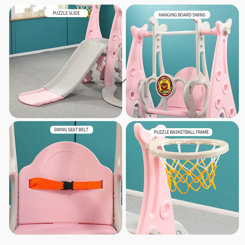 Slides En Swing Combinatie Kinderen Indoor Home Baby Groot Pretpark Combinatie Speelgoed 3 In 1 Play Speelgoed Baby slide