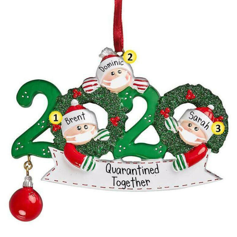 Family Christmas Tree Hanging Decor Decoration Personalized Ornament Kids