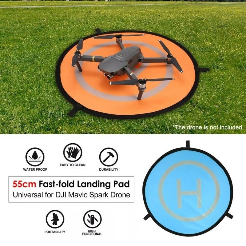 Veloce-fold Landing Pad 55 centimetri 75 centimetri 110 centimetri Universale FPV Drone Parcheggio Grembiule Pad Per DJI Spark mavic Pro Drone Phantom 4 accessori