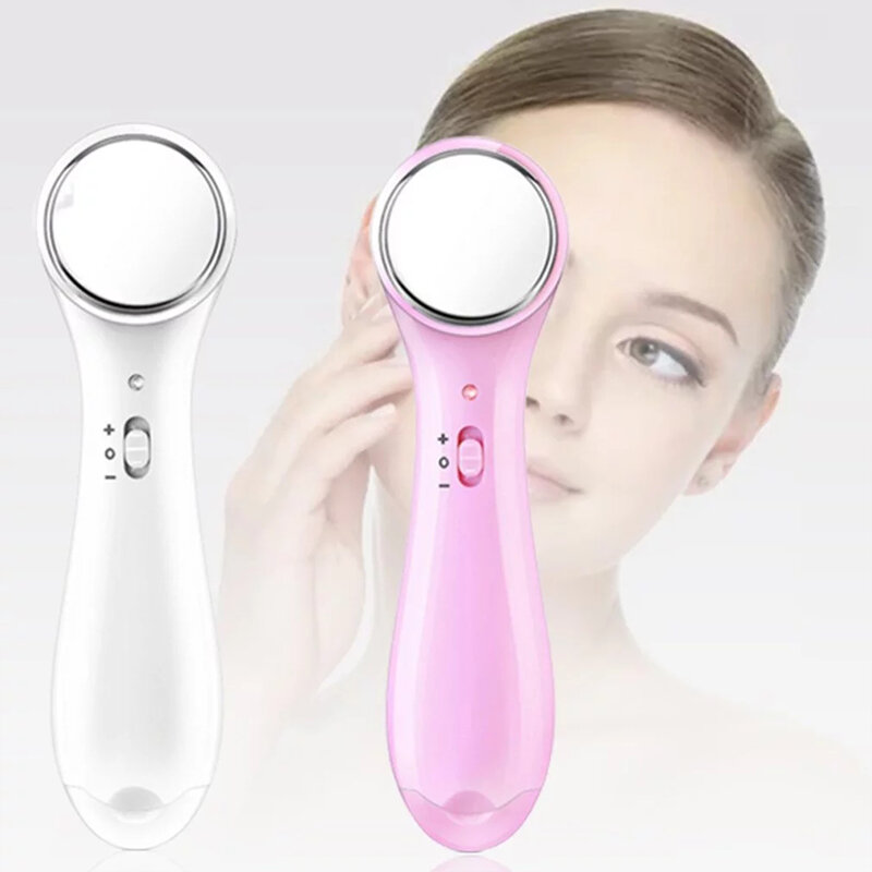 Facial Vibration Massager Skin Care Beauty Electronic Negative Ion Introduction Instrument Household Cleaning Nursing Massager