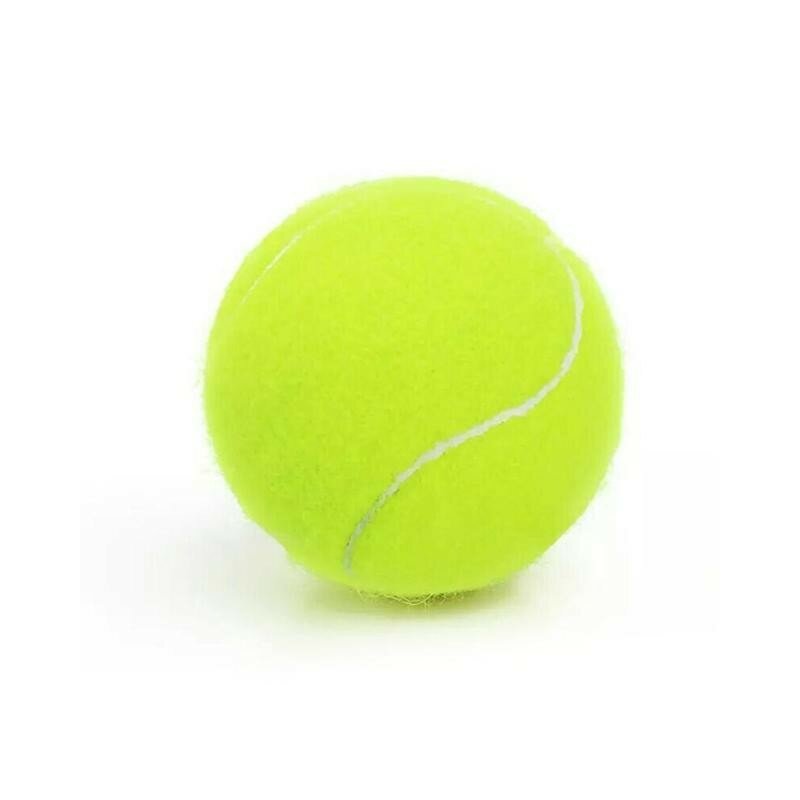 1 Uds profesional reforzado bola de tenis de goma amortiguador de alta elasticidad Durable Bola de formación para el Club de capacitación de la escuela