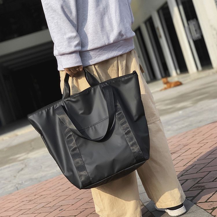 Borse da donna impermeabili in tela borse leggere da donna borse semplici Casual borsa grande capacità fitness shopping bag impermeabile