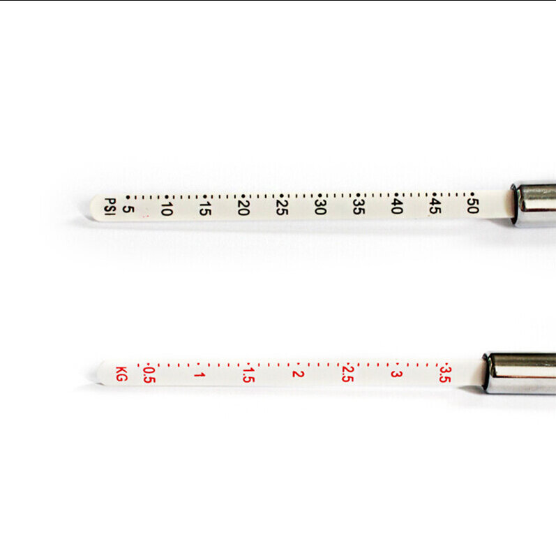 أداة صغيرة محمولة لتصفيف السيارة 5-50 رطل على البوصة المربعة قياس الضغط على شكل قلم للاستخدام في حالات الطوارئ للإطارات/مقياس لقياس ضغط الهواء...