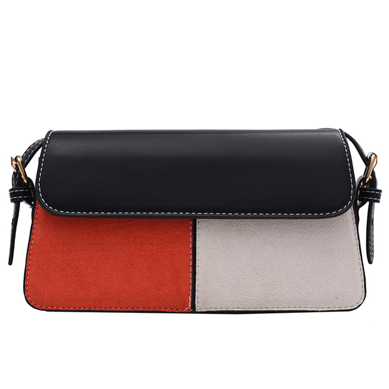 Crossbody กระเป๋าสำหรับสตรีฤดูหนาว2021สีใหม่ Flap Pu หนังกระเป๋าถือกระเป๋า Messenger ขนาดเล็กกระเป๋า