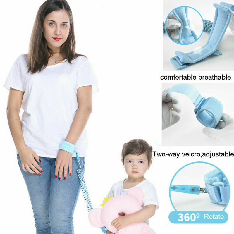 2020 New Adjustable Reflective Child Anti Lost Wrist Link Harness Toddler Child Kid Baby Wrist Strap Belt Reins