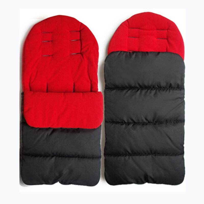 防風暖かいユニバーサルベビーカーアクセサリー固体幼児footmuffポータブル旅行幼児キャリッジ寝袋1個