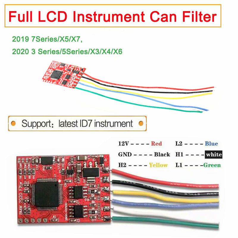 For BMW Full LCD Instrument Can Filter for 2019 7Series/X5/X7 2020 3 Series/5Series/X3/X4/X6