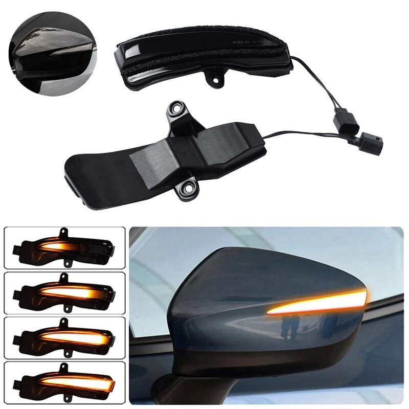 Luz led para seta/espelho retrovisor, dinâmico, para mazda embutida, tamanhos x3 e cx4, para veículos retrovisores cx5, 2016 a 2018