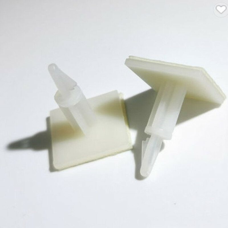 50Set HC-5/6/8/9/11/13/14/16 Nylon Plastic Stick Fixed Clip On PCB Spacer Standoff  Fixed Clips Adhesive 3mm Hole Support