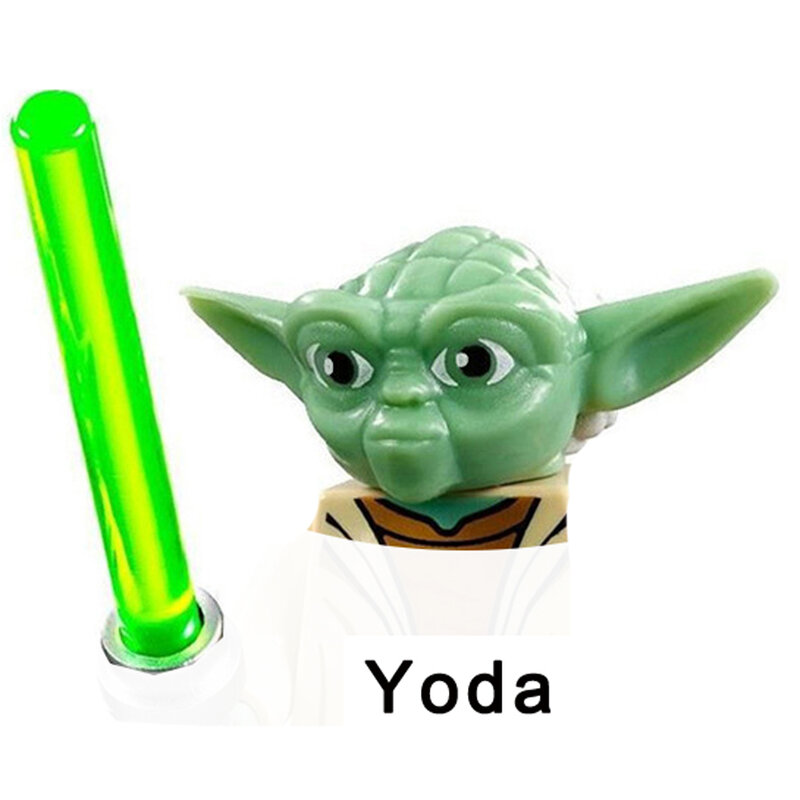 Disney Obi-Wan Kenobi Luke Skywalker Yoda Building Blocks Ahsoka Tano Sith Kylo Ren Count Dooku Kanan Jarrus Action Figures Toys