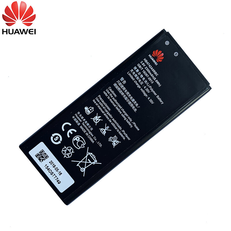 Оригинальный аккумулятор Hua Wei HB4742A0RBC HB4742A0RBW 2300 мАч для Huawei Honor 3C Battery G730 G740