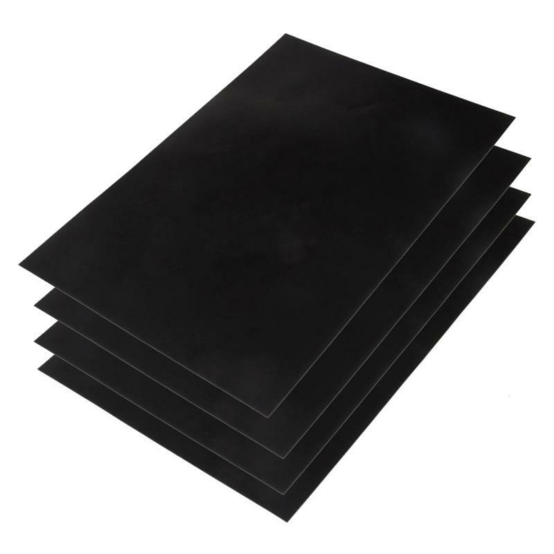 4Pcs 20X30ซม.A4 Removable Chalkboard สติ๊กเกอร์กระดานดำกระดานชอล์กกระดาษ A4กระดานดำสติกเกอร์ (ไม่มีชอล์ก)