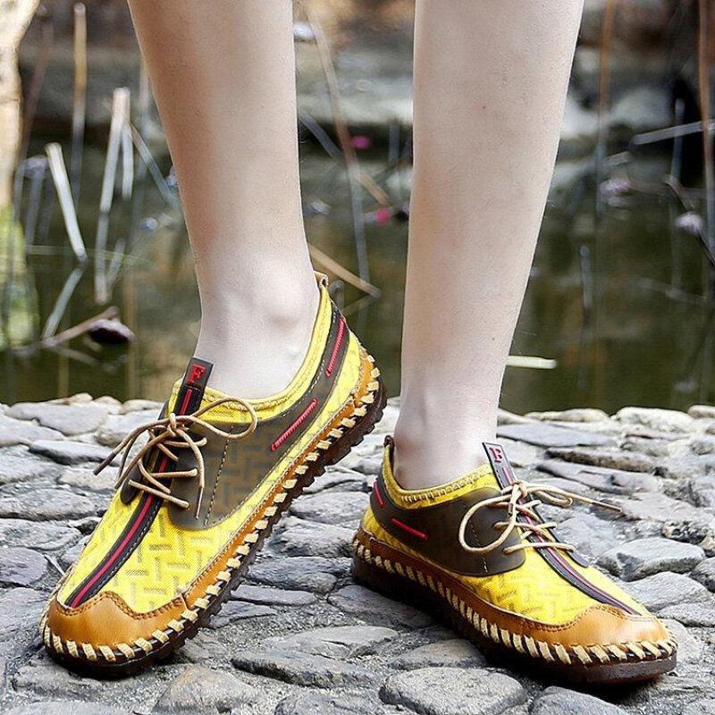 새로운 남성 여름 메쉬 접합 야외 패션 레저 스포츠 신발 청소년 수륙 양용 비치 신발 편안한 뜨거운 판매 3KC297, 2021