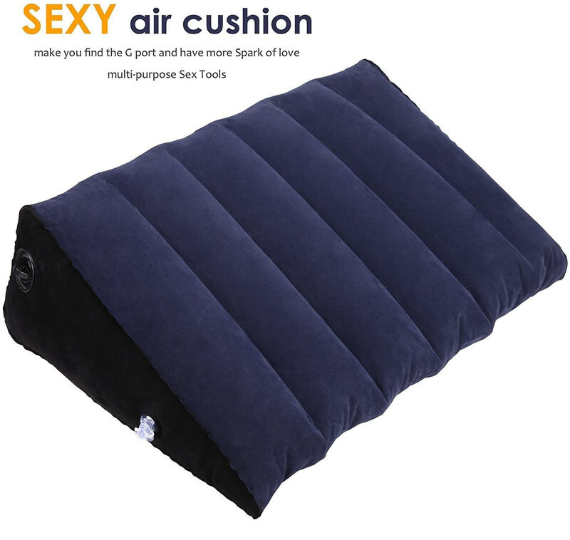 Almofada de ar sexual inflável sexo travesseiro triângulo esteira amor posição bondage conjunto brinquedo erótico para casais macio adulto móveis