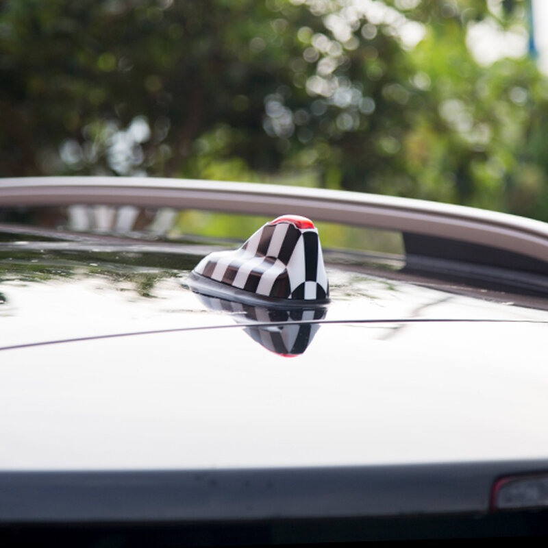Auto Außen Zubehör Dekoration Antenne Basis Aufkleber Für BMW MINI Cooper S EINE JCW F54 F60 Clubman Countryman Auto Styling