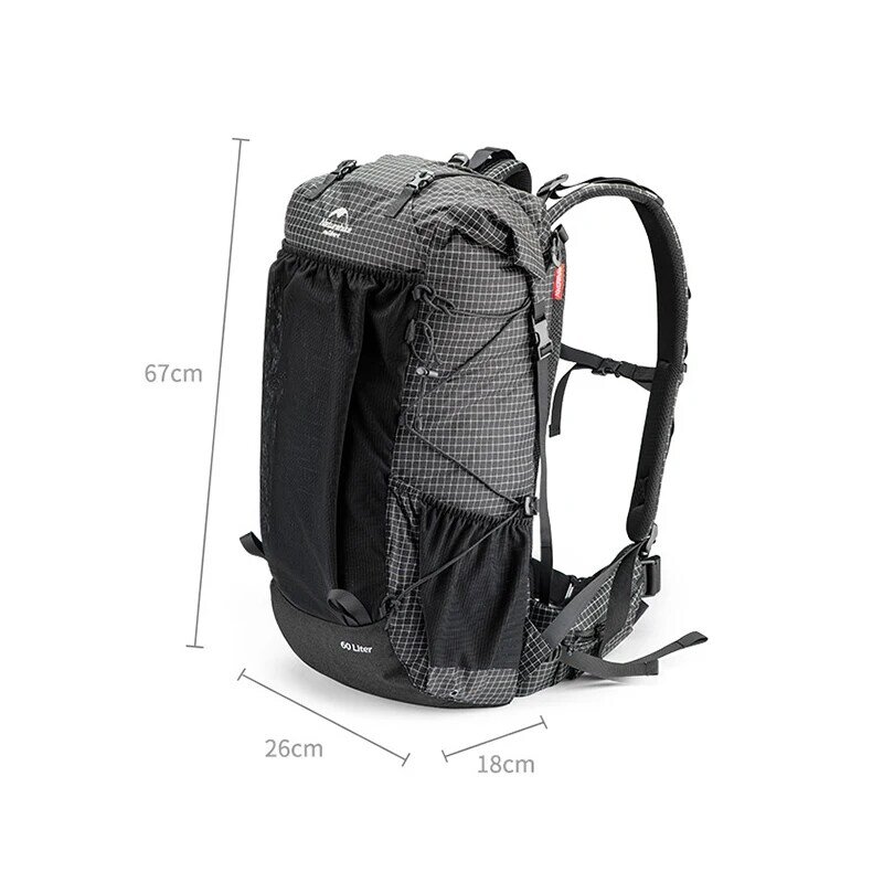 Naturehike mochila de escalada, à prova d'água, esportiva, bolsa para viagem, acampamento, caminhada, feminina