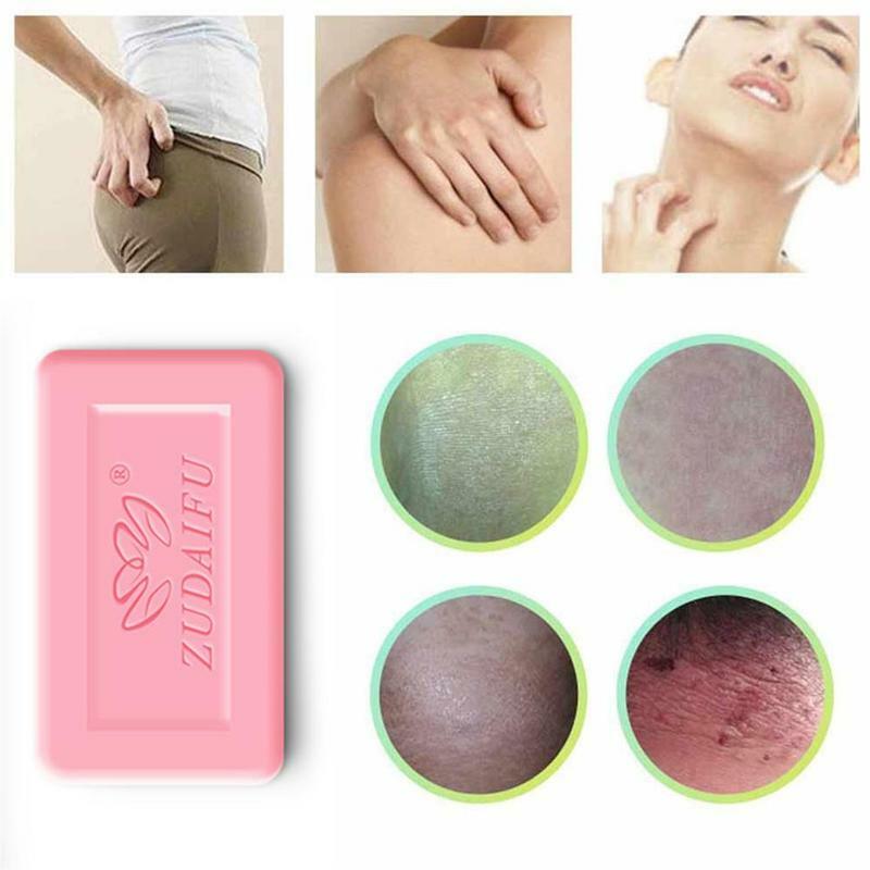 3 pz Zudaifu bagno sbiancante sapone Shampoo zolfo sapone pelle Eczema psoriasi condizioni di cura della pelle Acne seborrea J4S0