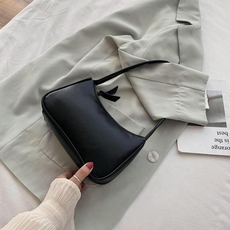 2021 neue Modische Handtasche Zipper Design Anti-fallen Frauen Nette Unterarm Schlinge Taschen für Travel Soft Exquisite Schulter Tasche