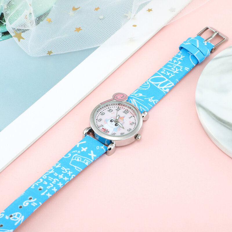 아기 여아 시계, 아름다운 유니콘 시계, 여아/남아용 어린이 플라스틱 시계, 어린이용 손목 시계, 귀엽고 귀여운 아이 시계, 레로지오