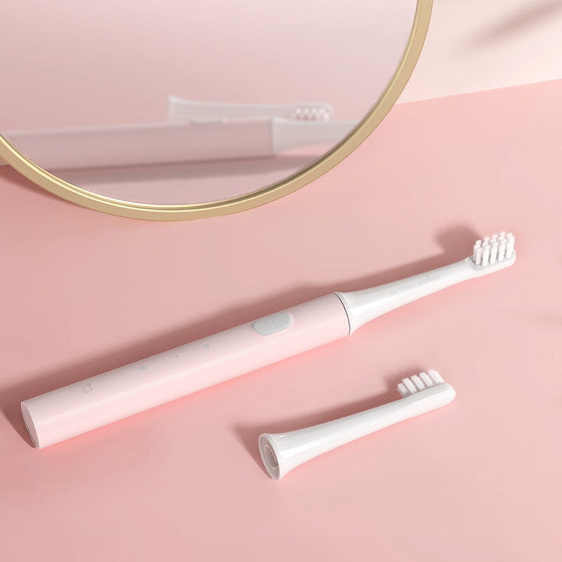 Xiaomi-Cabezal de cepillo de dientes eléctrico Mijia T100 para adulto, impermeable, ultrasónico, automático, Sonicare