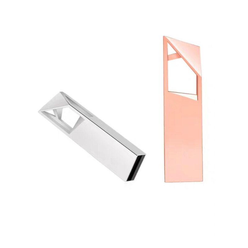 New Rose Gold USB Flash Drive 2.0 4gb 8gb 16gb 32gb memory stick 128gb photography engrave gift pendrive(over 10pcs free logo)