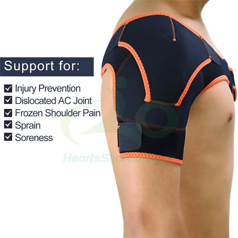 조정 가능한 어깨 보호대 스포츠 어깨 보호대 안티 스트레인 조절 보호 어깨 끈