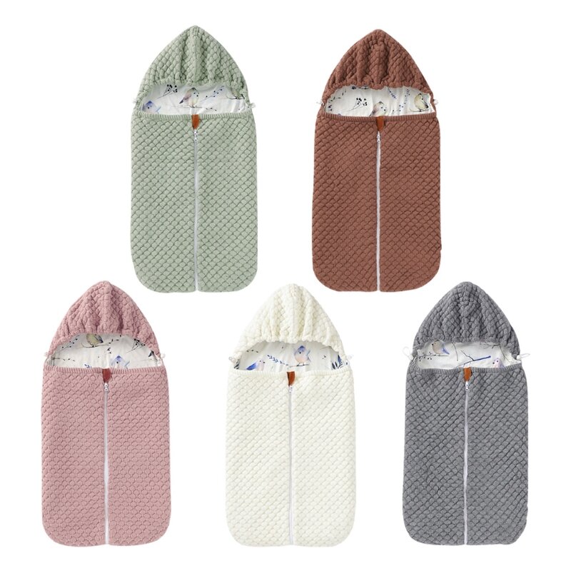 Winter Warm Baby Slaapzakken Kinderwagen Voetenzak Pasgeboren Inbakeren Wrap Enveloppen Zuigeling Sleepsack Voor 0-12 Maanden