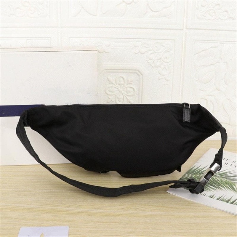 New Men Casual Waist Pack Bag Brand Canvas Shoulder Fanny Packs Women Belt Bag Pouch For Money Phone Black Bum Hip Bag