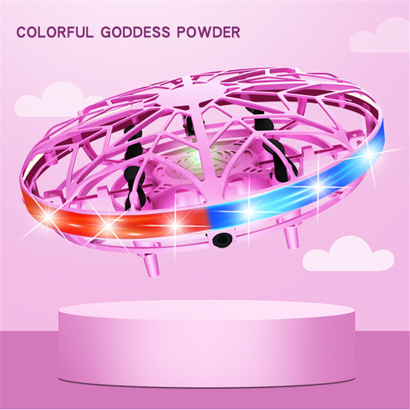 ZK22 UFO Induction Aircraft Intelligent Remote Control Toy New Version Colorful Luminous Aircraft Somatosensory Novel Stunt Toy