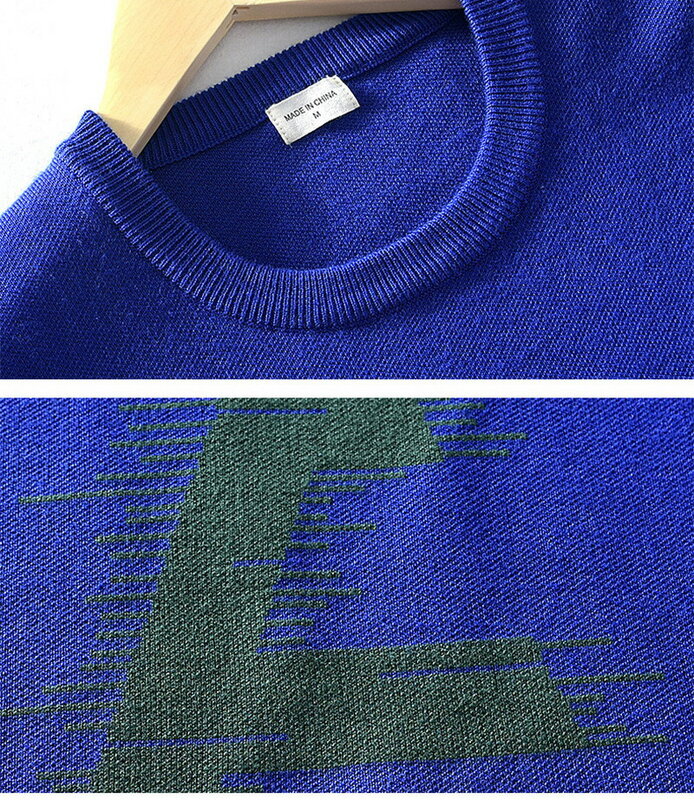 Maglione invernale o-collo da uomo in puro colore Business-casual pullover in maglia vestiti 20102