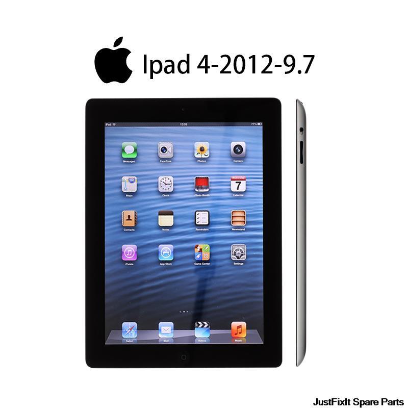 Apple-ipad 4 original, restauração, ipad 4th, ipad 2012, 9.7 polegadas, wi-fi, versão preta, aproximadamente 80%