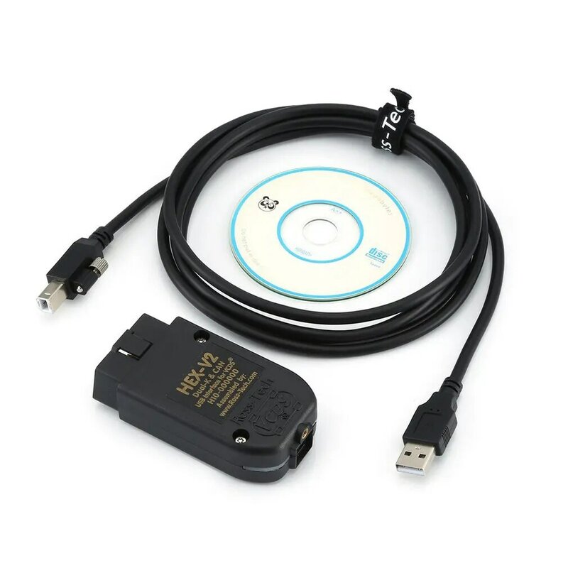 Vcd per Hex-V2 V2 20.4 Professional Edition connettore diagnostico Wireless interfaccia Usb cavo diagnostico guasto auto