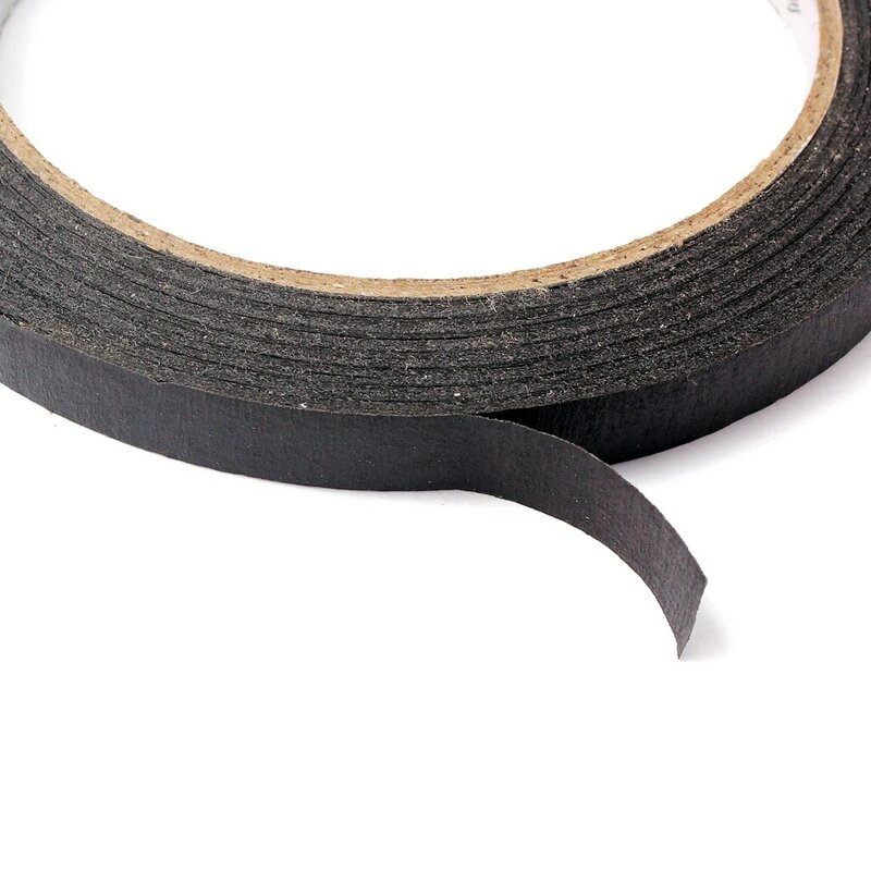 Rollo adhesivo conductor de aislamiento eléctrico, accesorio para pastilla de guitarra, cinta Humbucker, 8mm, color negro
