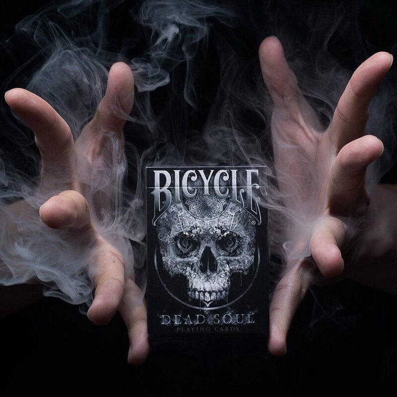 1 pcs bicicleta alma morta jogando cartas preto cores tamanho padrão poker coleta edição