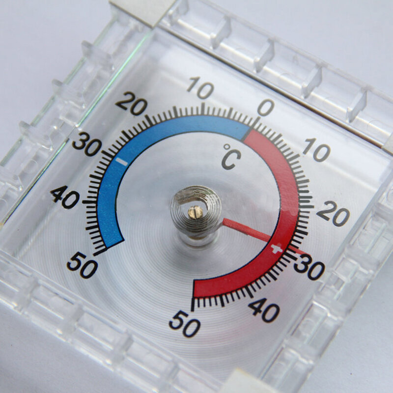 1 Buah Baru Termometer Suhu Jendela Dalam Ruangan Luar Ruangan Dinding Taman Rumah Pengukuran Cakram Lulus Diskon Besar