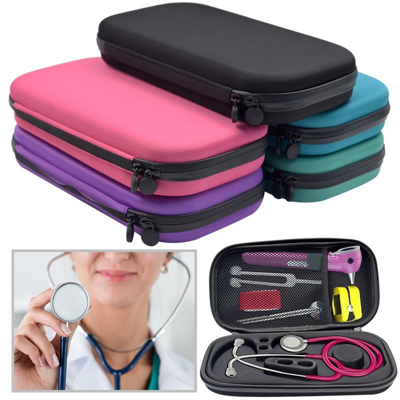 Przenośny schowek na stetoskop Carry walizka podróżna torba Case Drive Pen Organizer medyczny EVA twarda osłona plecak wodoodporny kieszeń