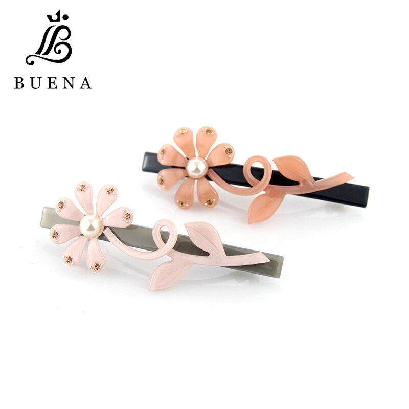 Dignity Hair Barrette Sunflower Women Hair Jewelry Exquisite Prom Hair Clip Acetate Hair Barrette